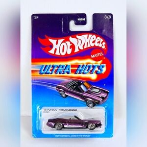 Hot Wheels Mattel Ultra Hots Diecast Toy '70 Plymouth Barracuda Car NEW